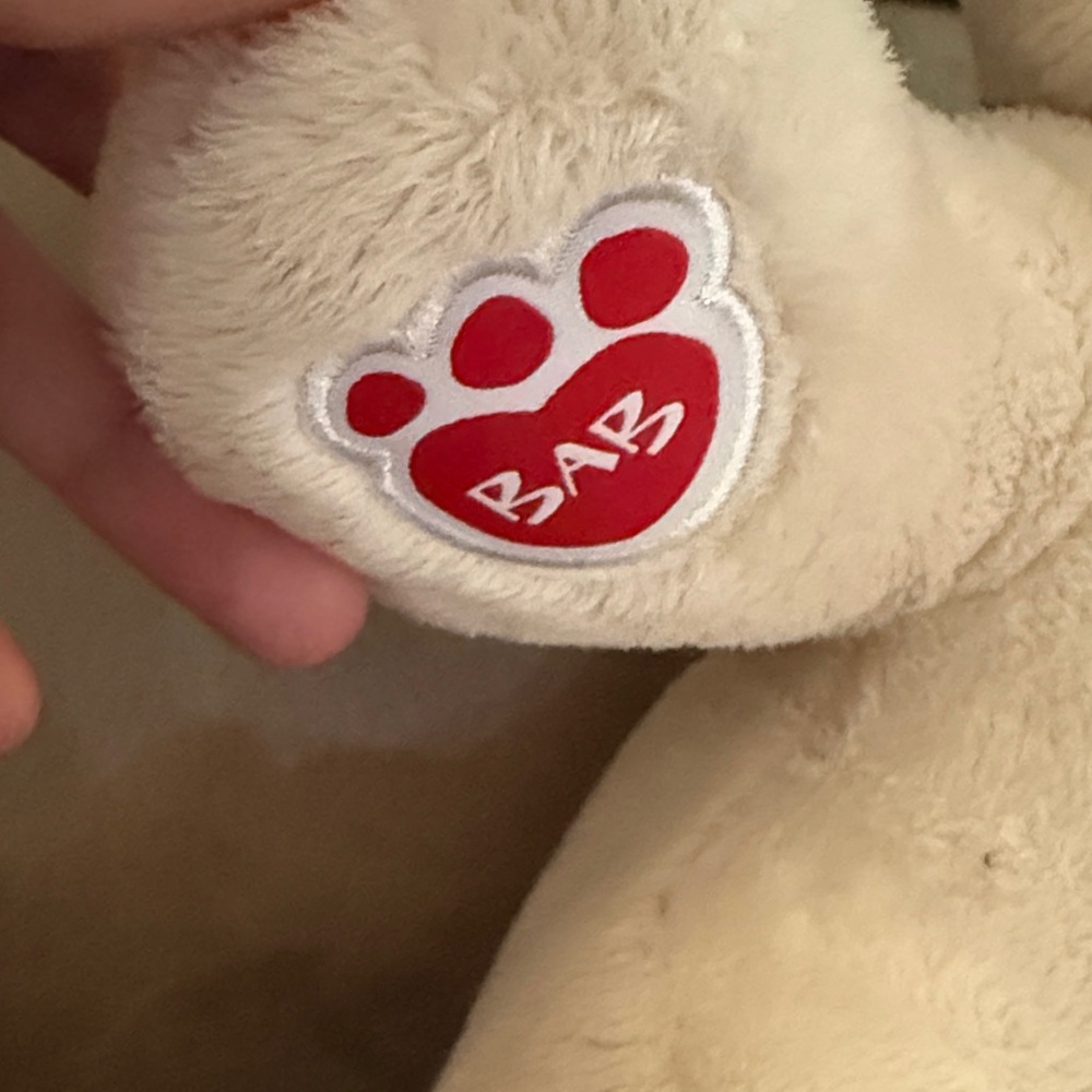 Build a bear stuffed animal+Pink Sandals+white shoes+dress and certificate - Picture 2 of 5